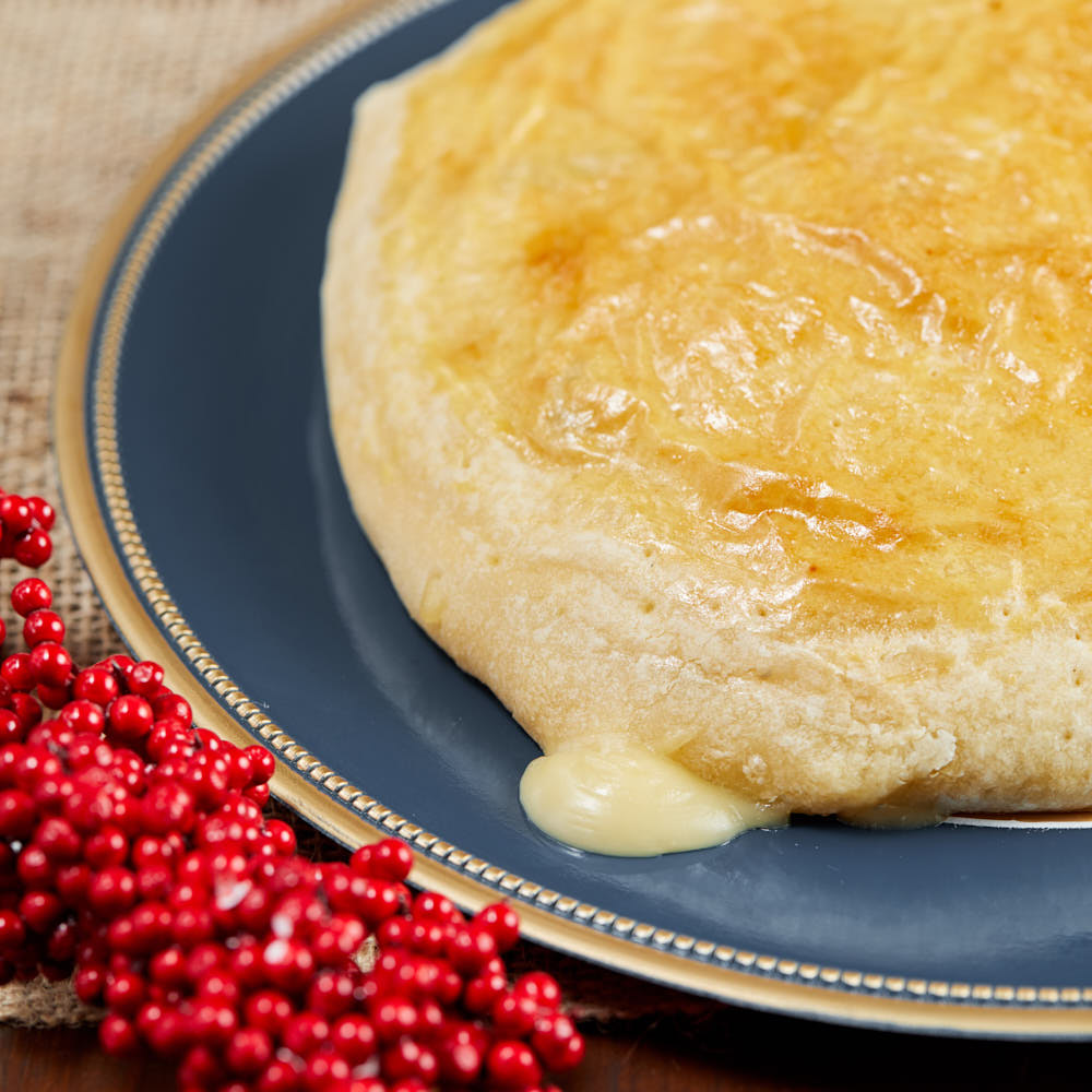 Crosta de Brie e Frutas Secas - aprox. 1kg.