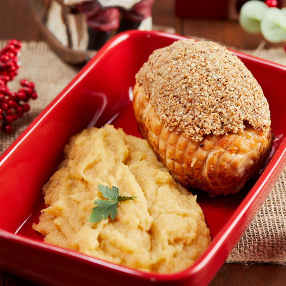 Peito de Peru em Crosta de Castanha und/aprox 2kg - R$225/kg