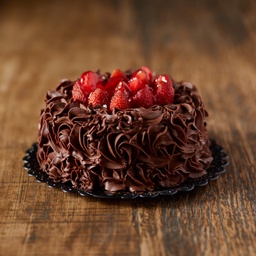 [1145] Torta de Morango com Chocolate 1kg