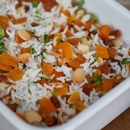 [79] Arroz com Amêndoas, Damasco e Passas - 500g