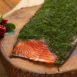 [28502] Salmão Gravad Lax com Molho de Mostarda e Mel por Simon Lau - 250 g